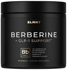 Terra Elmnt Berberine 100x bottle pour suggesting metabolism support potential.