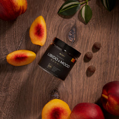 Terra Elmnt Red Maca 30x extract; enhances energy and drive.
