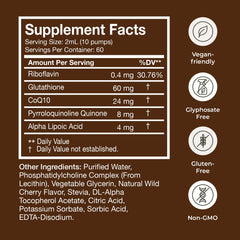 Terra Health Essentials liposomal glutathione pump-dispense offers mess-free dosing.