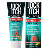 Terramed Just Think Comfort jock itch cream tube provides fast itch relief.