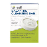 Terrasil Balanitis Soap packaging highlights the brand for daily cleansing routine