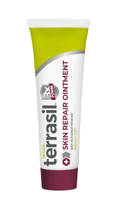 Terrasil Skin Repair applied to lips for angular cheilitis relief