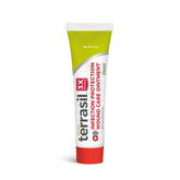 Terrasil Wound Care 3X bottle cap close-up for on-the-go first aid