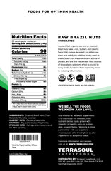 Terrasoul Brazil nuts unsalted close-up, natural texture and wholesome crunch.