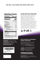 Terrasoul Superfoods Black Mission figs sun-ripened for rich flavor and versatile cooking.