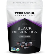 Terrasoul Superfoods Organic Black Mission Figs 16oz pack for on-the-go snacking with natural sweetness.