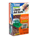 Terro T1804-6 outdoor bait station setup targets ants outdoors.