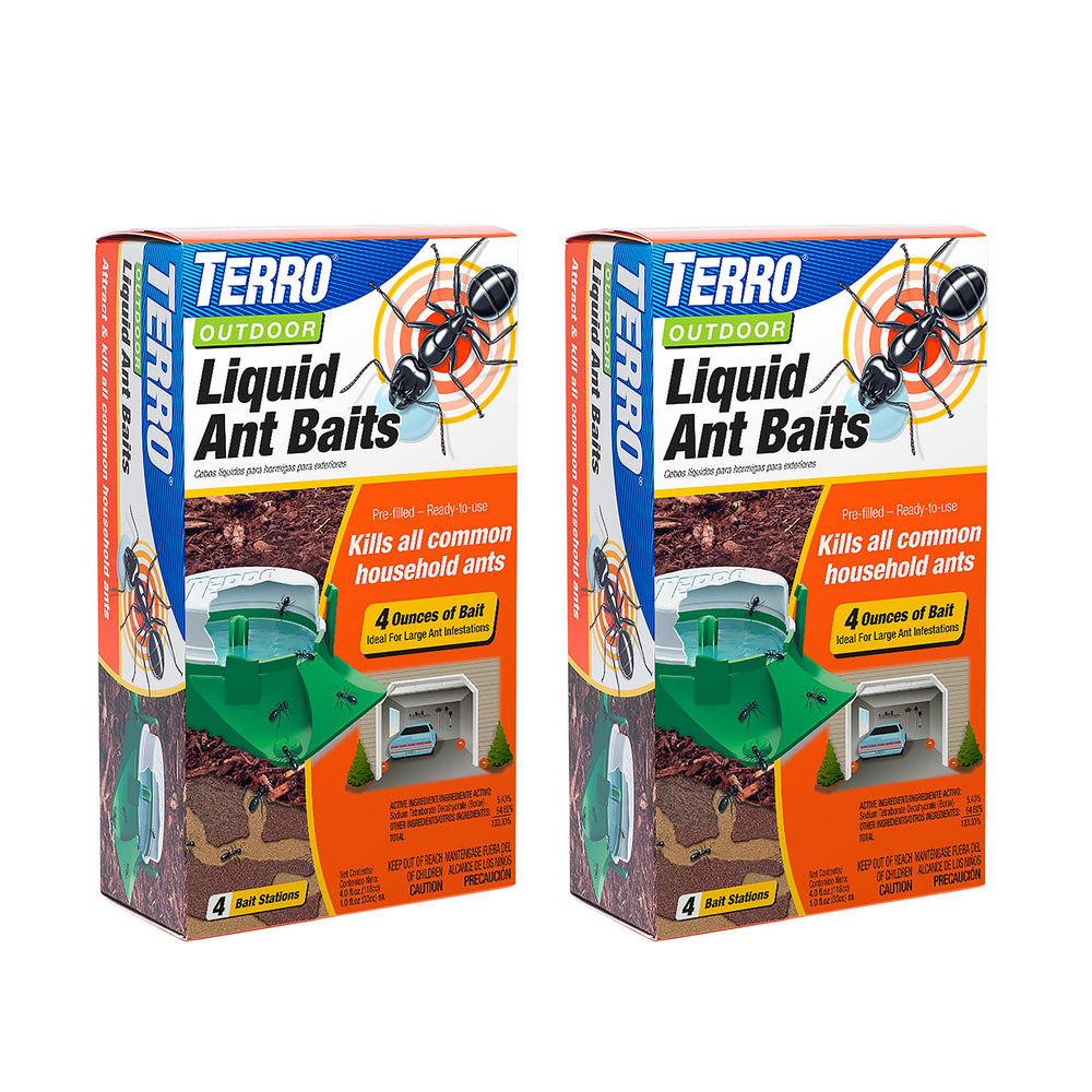 TERRO T1804SR outdoor liquid ant bait station targeting outdoor ant activity