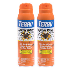 Terro T2302 spider killer aerosol; fast knockdown for spiders indoors.
