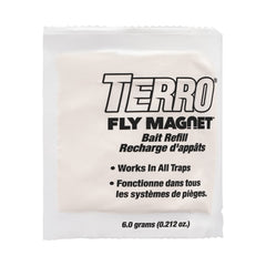 Terro T382 trap hanging setup ready to attract flies outdoors.