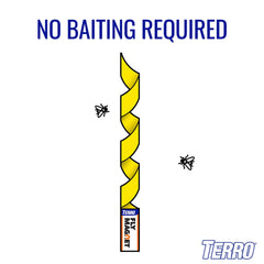 TERRO indoor fly trap designed for convenient disposal.