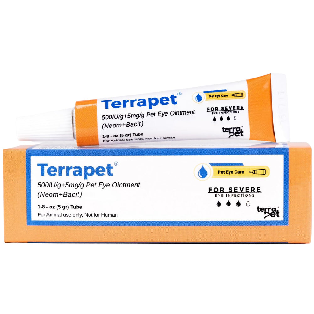 Terrapet Eye Care Ointment tube for dogs, easy-to-apply eye care.