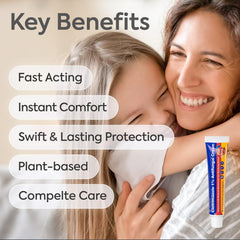 Terthon Antifungal Cream herbal botanicals image highlights Gentiana Camphor and Peppermint