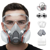 Tesoro Moda respirator mask half-face for dust protection during DIY projects.