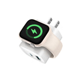 TESSAN 3-in-1 charger with built-in Apple Watch wireless dock for clutter-free charging.