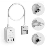 TESSAN travel voltage converter in compact design, ideal for easy portability on trips