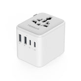 TESSAN universal travel adapter back view with safety shutters