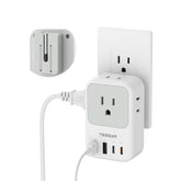 TESSAN USB-C Charger Block 20W front view powers devices quickly at home or travel.
