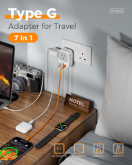 TESSAN USB-C port close-up highlights fast charging capability.