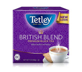 Tetley British Blend premium tea bags pack6 front showing full-bodied flavor