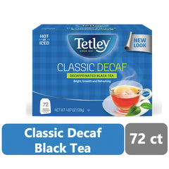 Tetley tea bag steeping in a cup, ready for a comforting moment.