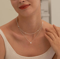 Tewiky 14K gold-plated chain detail for lasting shine