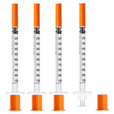 TFVBC 1ml syringe with 31G 8mm side view for precise measurement in labs