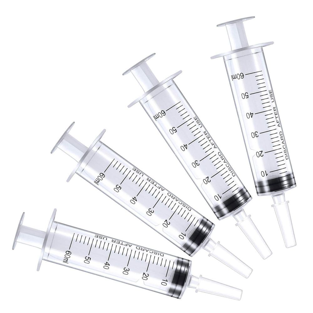 TFVBC 60ml syringe individually wrapped for clean storage and quick access.