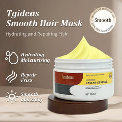 Tgideas Hair Mask apply visual demonstrating easy distribution for all hair types
