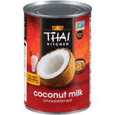 Thai Kitchen coconut milk bottle pour adds dairy-free creaminess to curries