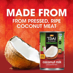 Thai Kitchen Coconut Milk coffee creamer adds smoothness to a latte