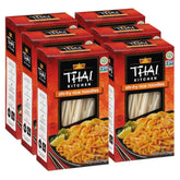 Thai Kitchen gluten free stir fry rice noodles in package, ideal for quick weeknight meals.