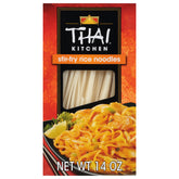 Thai Kitchen rice noodles packaging shows gluten-free, vegan promise for quick meals