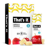 That's it apple-banana-bar on-the-go snack with fiber.