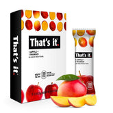 That's it Apple and Mango fruit bar front view, gluten-free vegan snack