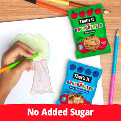 That's it Fruit Crunchables lunchbox-friendly apple crisps, easy to portion.