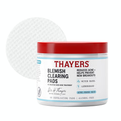 Thayers blemish-clearing pad close-up texture for gentle exfoliation and oil control