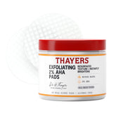 Thayers Exfoliating 2% AHA Pads dual-sided smooth action for smoother skin texture