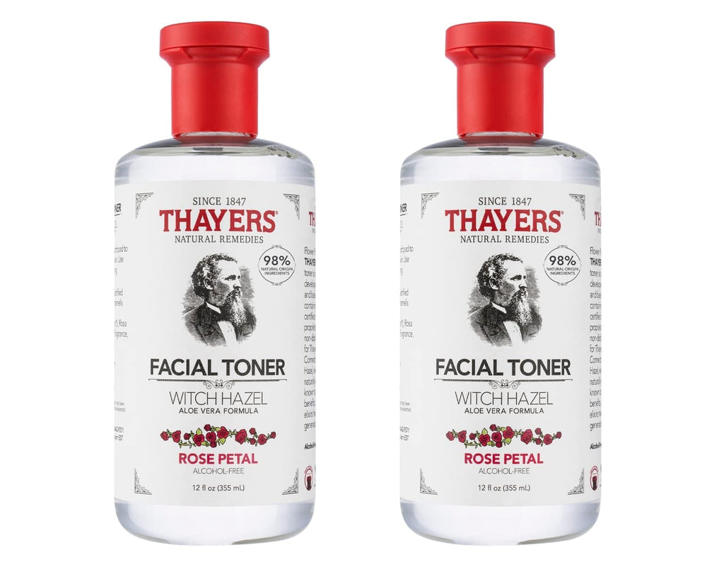 THAYERS Rose Petal Toner bottle, alcohol-free hydration for dewy skin