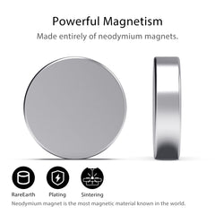 THCMagorilla magnet close-up shows smooth Ni-Cu-Ni plating for corrosion resistance