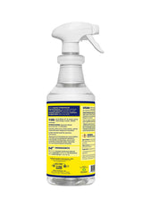 THE AMAZING WHIP-IT spray action shows quick stain lifting on contact