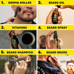 The Beard Club growth oil delivering nourishment to strengthen the beard