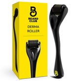 The Beard Club Derma Roller with 540 titanium needles for at home microneedling