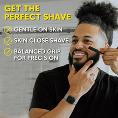 The Beard Club beard shampoo bottle cleanses while preserving natural oils.