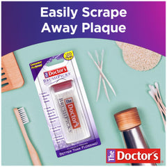 The Doctor's BrushPicks braces-compatible design for safe cleaning around brackets.