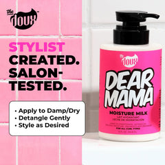 Texture swirl of The Doux DEAR MAMA signaling lightweight formula.