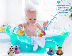 The Dreidel Company 2-inch vinyl ducks are durable for kids