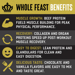 The Fittest Ever liver-colostrum blend close-up highlighting nutrients