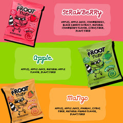 The FROOT Thief strawberry snack whip in a backpack-friendly form for adventures.