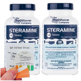 The FryOilSaver Co Steramine bottle pour for quick surface sanitizing.